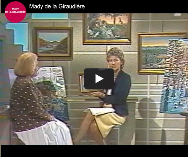 Interview Mady de la Giraudiere sur Antenne 2