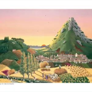 Reproduction Montségur l'été de Mady