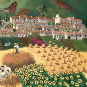 Reproduction Montségur l'été de Mady