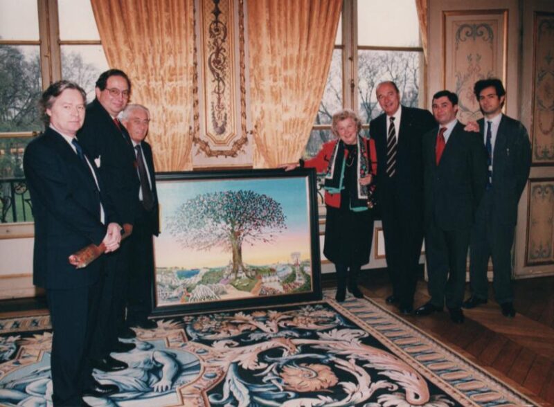 l'Arbre de vie de Jacques Chirac par Mady de la Giraudière