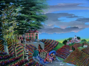 La vigne en automne de Mady de la Giraudière